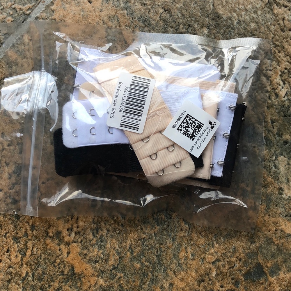Package of Bra Extenders All Sizes